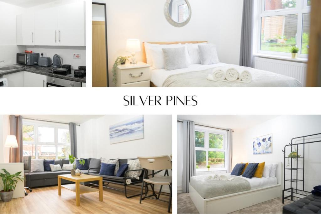 Silver Pines King Bed 2 Bedroom Apartment Manchester Zewnętrze zdjęcie